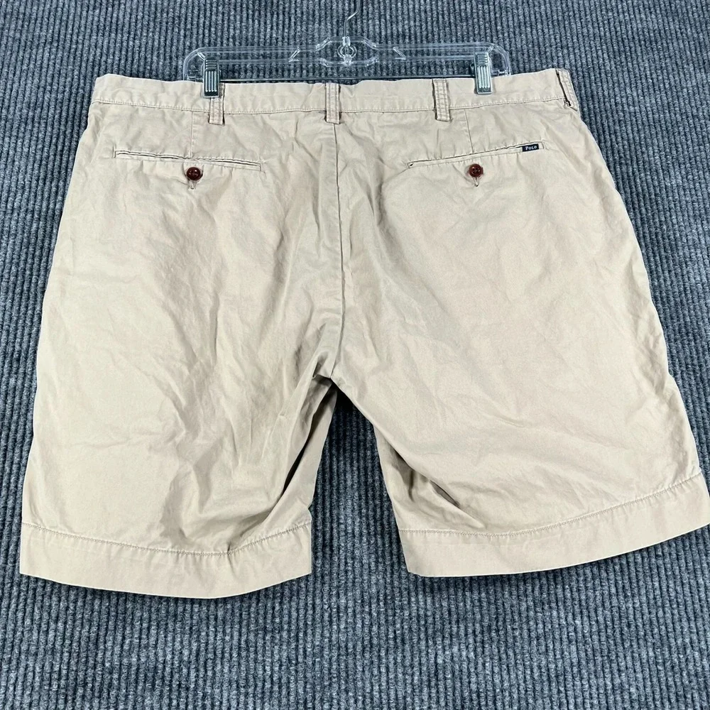 Polo Ralph Lauren Shorts Mens 40 Beige Chino Casual Lightweight Outdoors 8